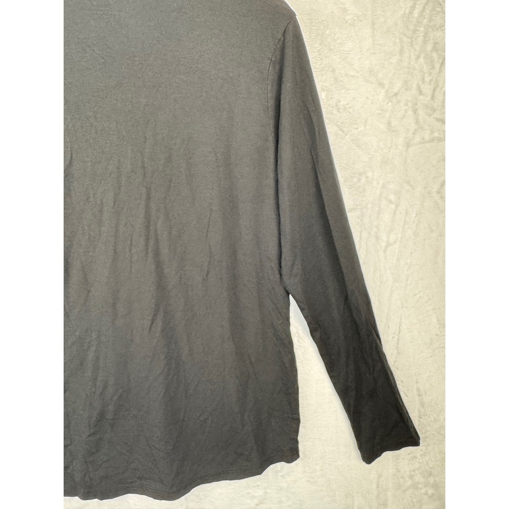 FIGS Super Soft Long Sleeve Underscrub Top Charcoal Gray Pima Cotton Modal XL - Picture 9 of 9